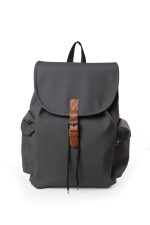 ⁦حقيبة ظهر كاجوال مع حزام غلق جلدي ، تصميم عصري مناسب  للسفر و الدراسة و العمل⁩ - الصورة ⁦2⁩