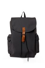 ⁦حقيبة ظهر كاجوال مع حزام غلق جلدي ، تصميم عصري مناسب  للسفر و الدراسة و العمل⁩ - الصورة ⁦4⁩