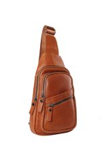 ⁦حقيبة كروس رجالي جلد طبيعي بـ3 الوان ( اسود - هافان - بني )⁩ - الصورة ⁦6⁩